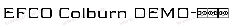 EFCO Colburn DEMO字体转换
